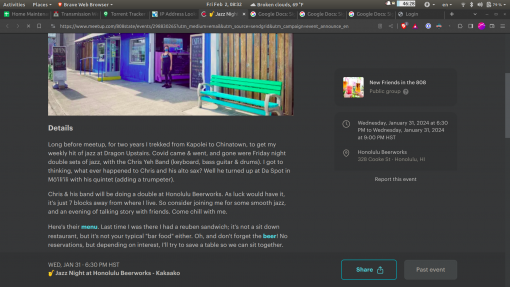 meetup screenshot